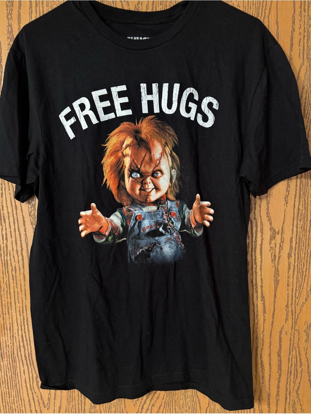 Hybrid Apparel Chucky Free Hugs Graphic T-Shirt